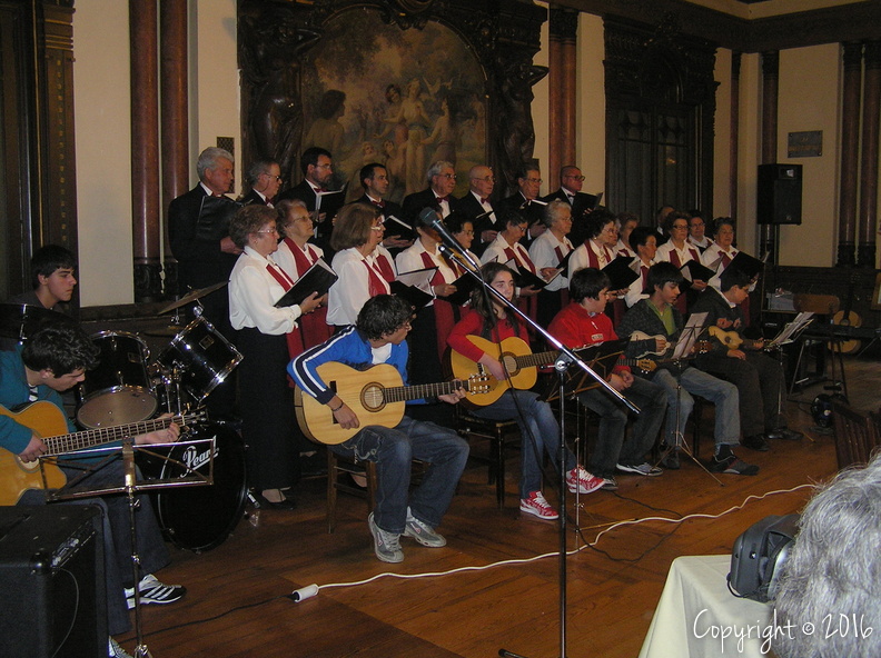 Escola de Música actuação na casa do Alentejo em Lisboa  com o Orfeão 2008